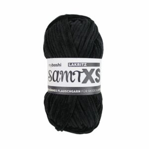 Myboshi Samt XS Chenillegarn 50g – 896 Licorice