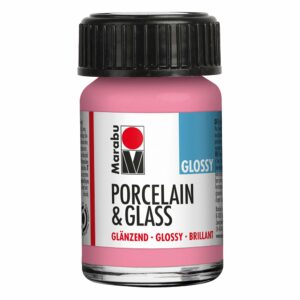 Marabu Porcelain & Glass Blank 15ml – 133 Rosa