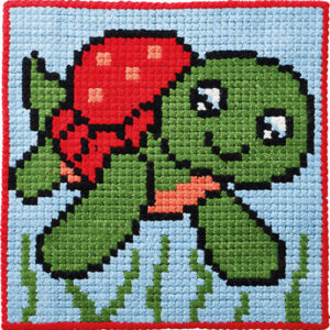 Broderisett til barn - skilpadde