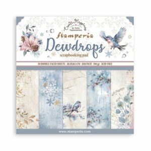 Stamperia Create Happiness Dewdrops 8x8 Inch Paper Pack