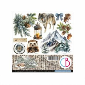 Ciao Bella Fussy Cut Pad 6x6" - Forest tales