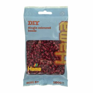 Hama Midi super 1000s – 118 Mørk kirsebær
