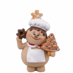 Pepperkakefigur med juletre, liten