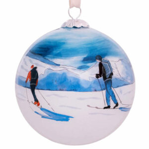 Håndmalt glasskule, Oppover, Fjellet kaller