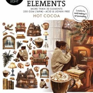 Studio Light Collage Paper Elements - Hot Cocoa