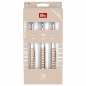 Prym Ergonomics Heklesett – 3mm, 4mm og 5mm