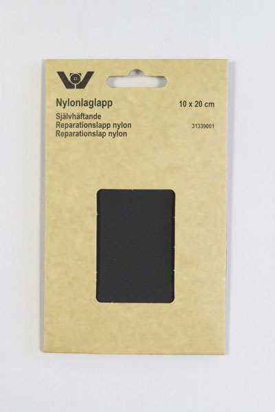 reparasjonslapp selvklebende 10x20cm - sort