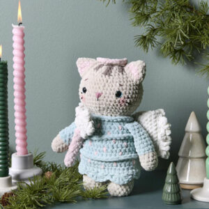 Hekleoppskrift - Kitty angel