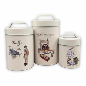 Flåklypa oppbevaringsboks 1stk - kaffe