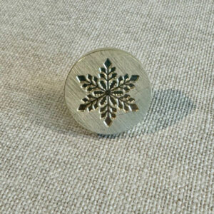 Lakkstempel - snøkrystall