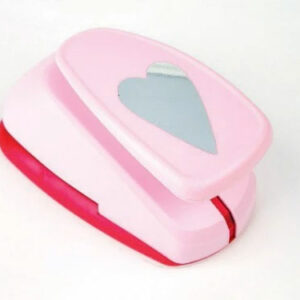 Easy punch pink hjerte 5,5cm