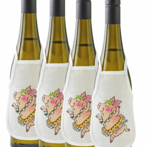 Broderisettt - flaskeforkle Perlegriser