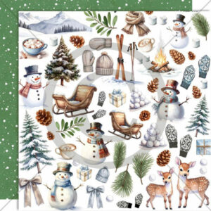 Vinterglede - vinterklipp