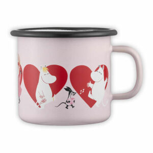 Mummikopp Emalje 2,5dl - Hjerte