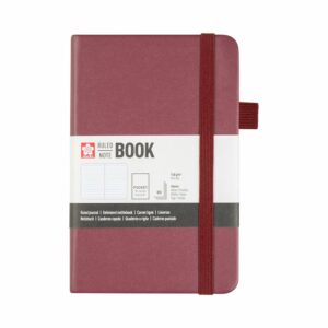 Sakura Notatbok 9x14cm 140g – Linjert – Mulberry