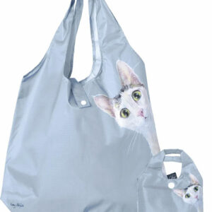 IHR handlenett - cat stella light blue