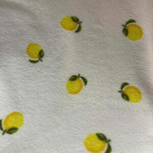 Terry cloth print - lemons