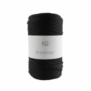 Shimmergarn 28 sort/sort