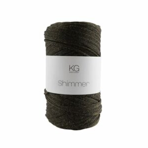 Shimmergarn 15 sort/gull