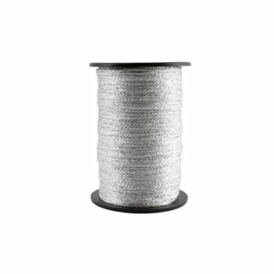 Hekletråd Glitter sølv 1.5mm