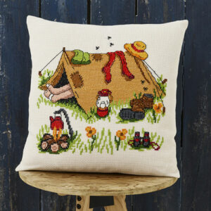 Broderisett pute - telttur