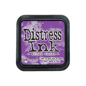 Distress ink wilted violet
