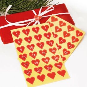 Stickers 1-24 hjerte