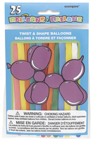 Ballonger 25pk animal baloons