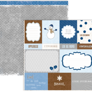 Stille natt - tiddeligbom 12x12"