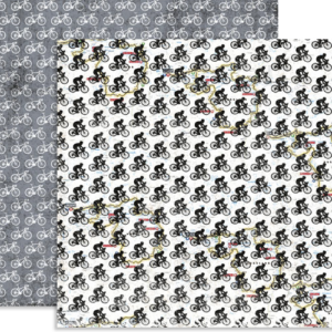 Forventning - sykkelritt 12x12"