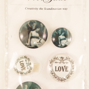 Cabochoner 6stk love