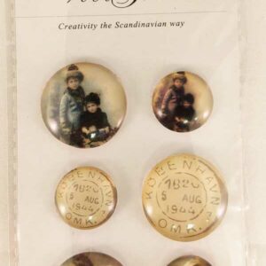 Cabochoner 6stk vintage
