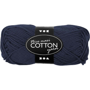 Cotton maxi 100% bomull 50g - mørk blå