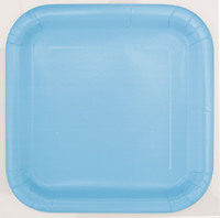 tallerken firkant pwdr blue