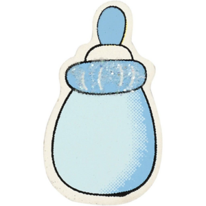 tåteflaske blå 10stk