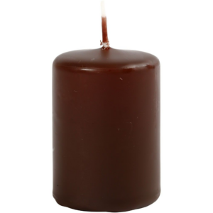 Kubbelys 6cm 12stk brun