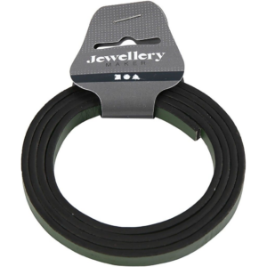 imitert lærbånd 10x3mm, 1m grønn