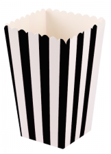 boks popcorn sort 6stk