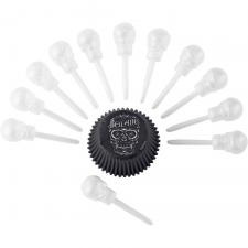 muffinspynt hodeskalle shot halloween