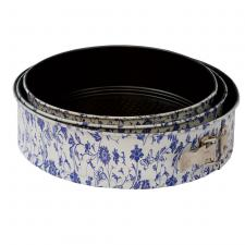 Springform sett blå blomster 24-26-28cm
