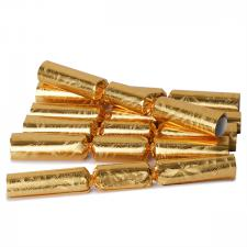 Knallbon-bon gullfolie, 6 stk