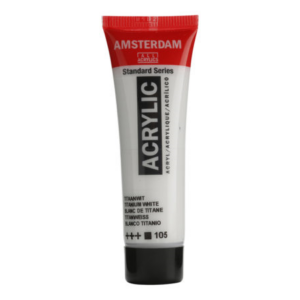 Amsterdam Standard 20ml, 105 titanium white