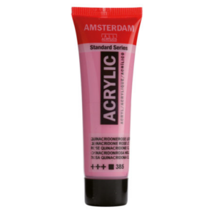 Amsterdam Standard 20ml, 385 quinacridone rose light
