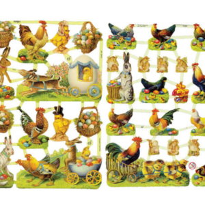 Glansbilder - påskemotiv