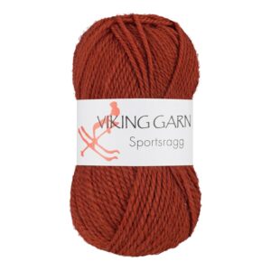 Viking Garn Sportsragg - 543 Brent oransje