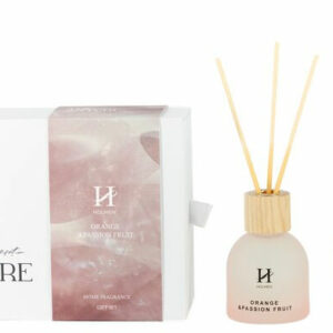 Elena - Gavesett med Duftlys 40g & Duftpinner 50ml, Orange & Passion Fruit