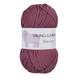 Viking Garn Merino - 867 mørk rosa