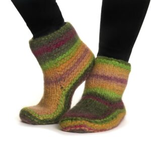 Viking Snorre Collection Naturgarn - 644 multi gul/grønn