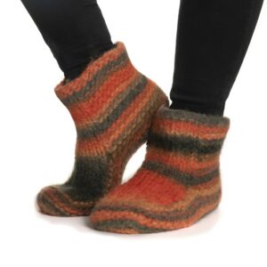 Viking Snorre Collection Naturgarn - 659 multi orange/brun