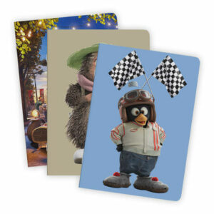 Flåklypa Notatbok 3pk - Soft cover